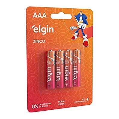 Pilhas AAA Elgin: Energia Confiável para o Seu Dia!