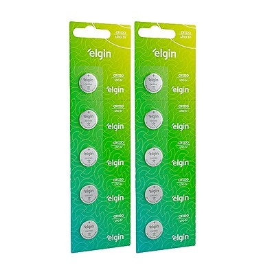 Pilhas CR1220 Elgin: Kit 10 para Seus Dispositivos