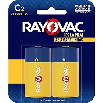 Pilhas Rayovac C: Energia Econômica e Duradoura