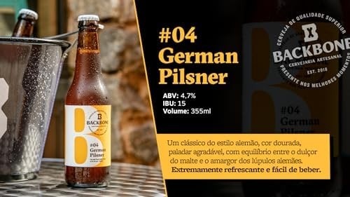 Cerveja German Pilsner Backbone 355mL