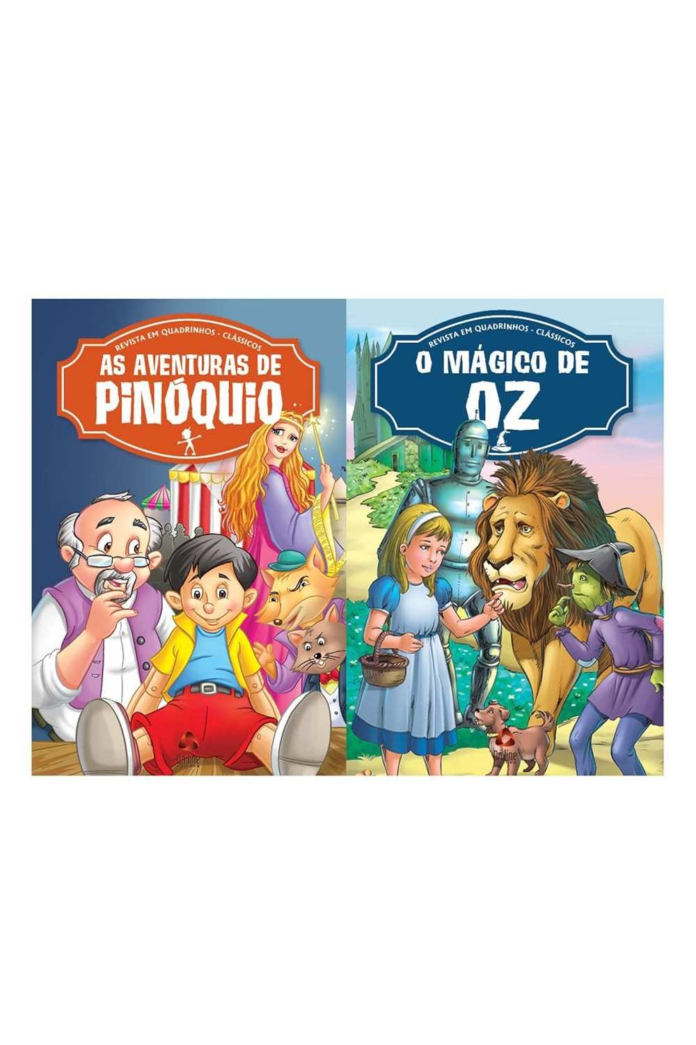 Revista Clássicos em Quadrinhos: O Mágico de Oz & Pinóquio - Aventuras Inesquecíveis!