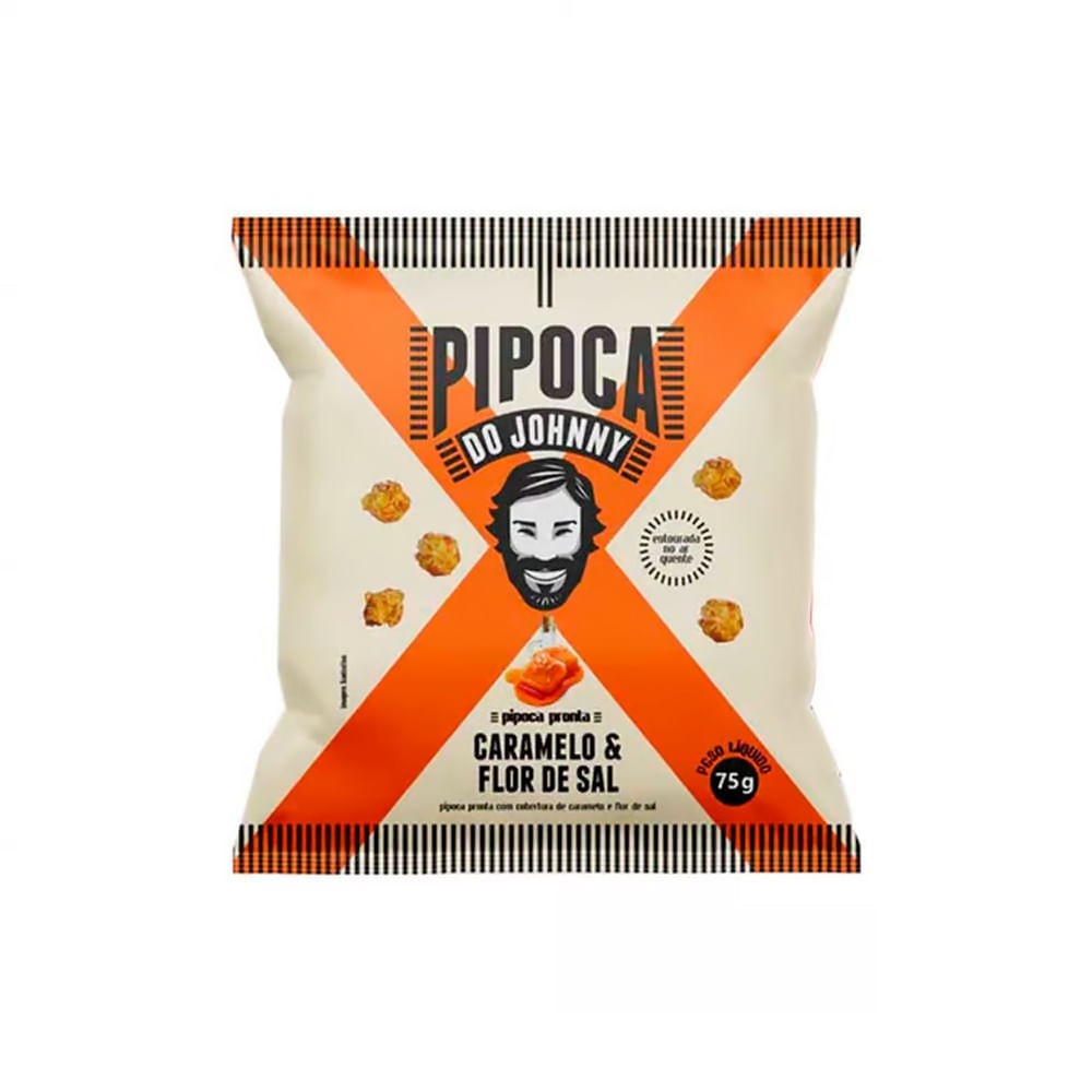 Pipoca Johnny Caramelo e Flor de Sal: Crocância Irresistível!