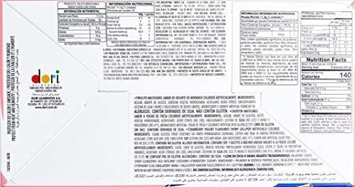 Pirulito Yogurte Mastigável Sabor Morango Dori 560g