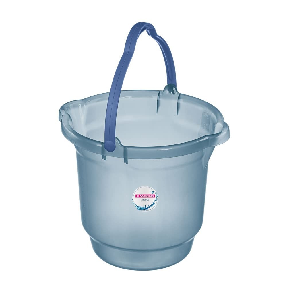 Balde Plástico 15L Sanremo Hydrus com Bico Direcionador e Alça - Ideal para Armazenamento e Transporte