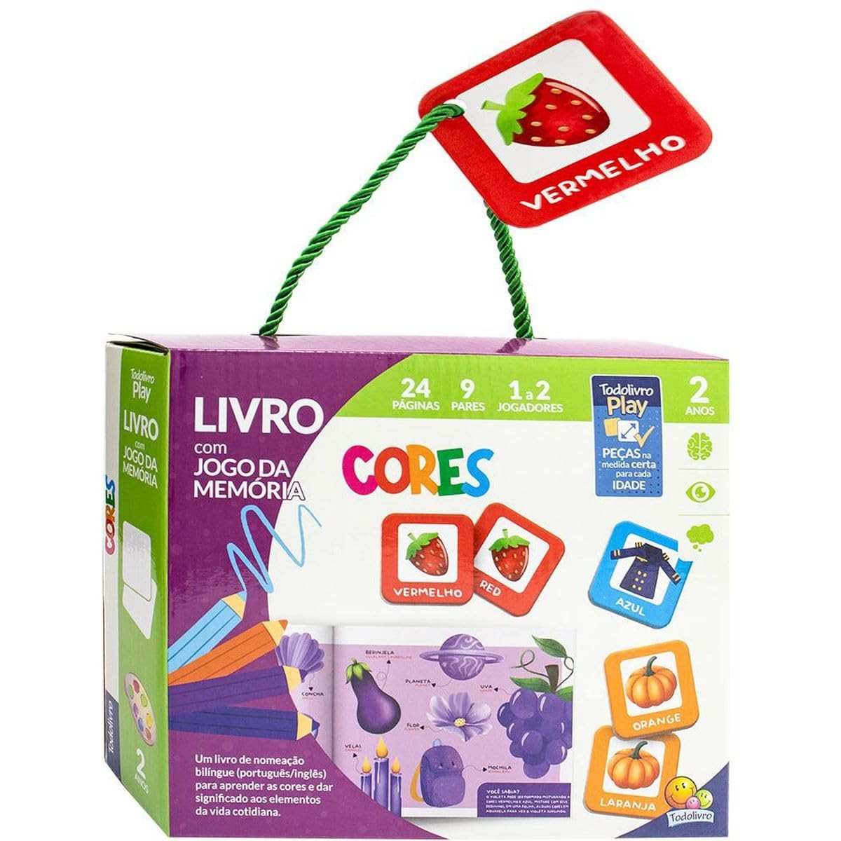 Todolivro Play MEMO 2A Cores: Desperte a Curiosidade e o Vocabulário do seu Filho!