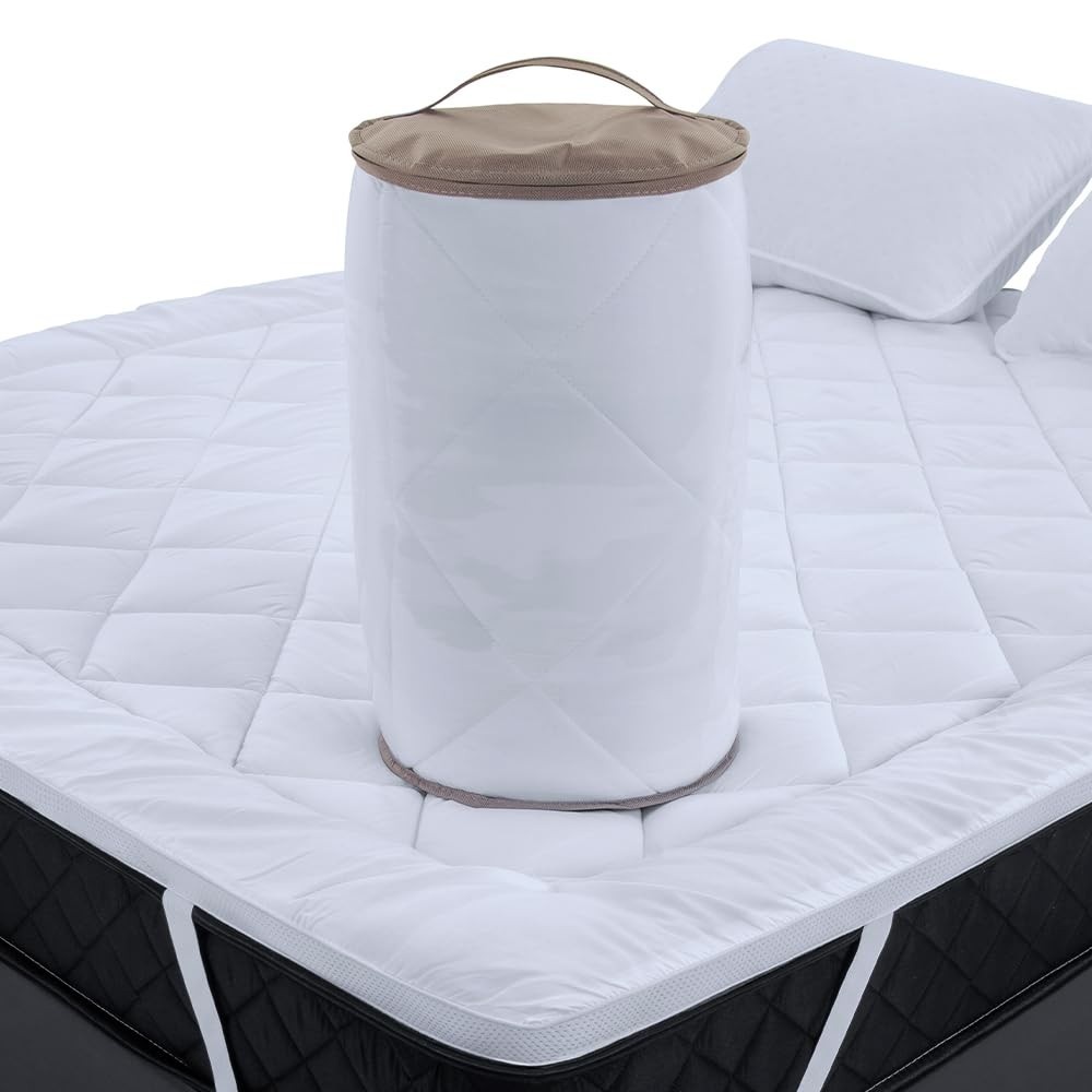 Pillow Top Casal Extra Macio Toque de Pluma em Fibra Siliconada 600g/m² | Conforto Superior e Durabilidade