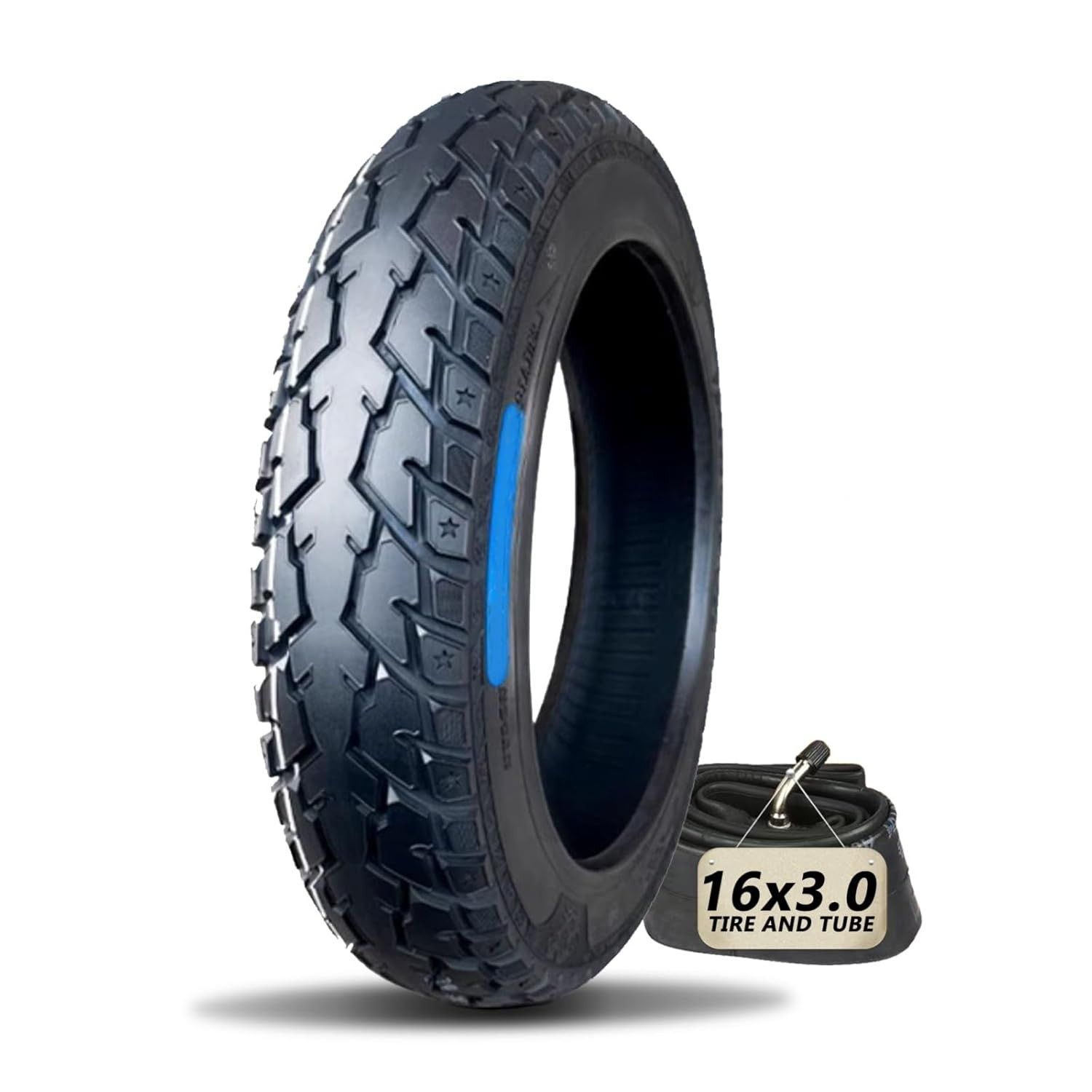 Conjunto Pneu e Câmara E-Bike 16x3.0 Anti-Perfuração: Segurança e Conforto para Sua Aventura!