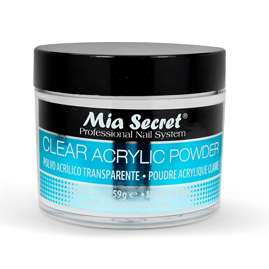 Pó Acrílico Transparente Mia Secrets: Unhas Impecáveis!