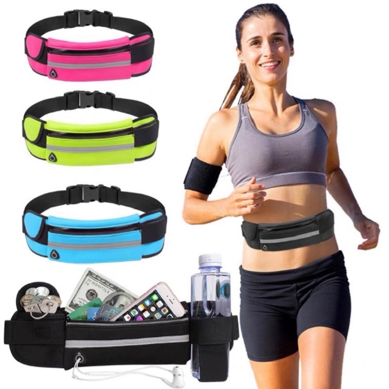 Pochete Esportiva Slim: Corrida, Celular e Garrafa!