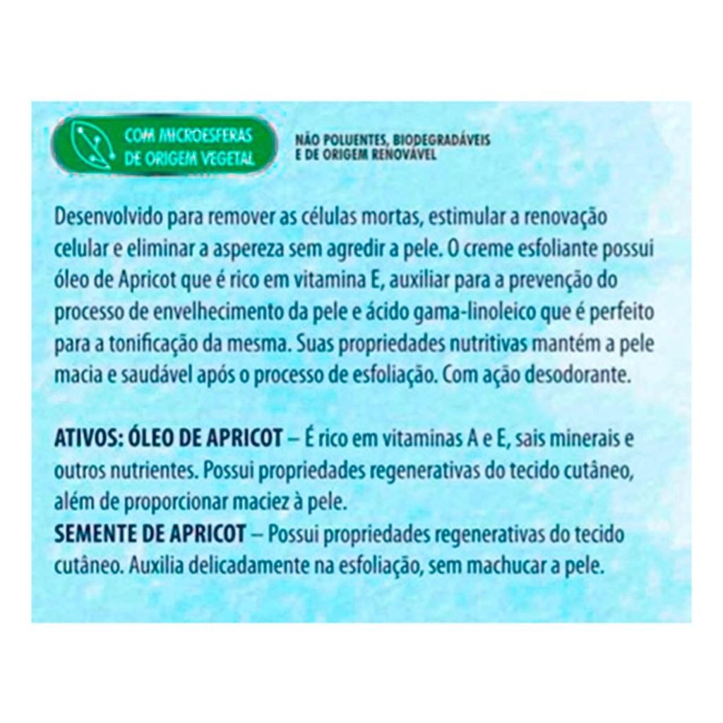 Creme Esfoliante Dagua Natural Apricot 650g - Esfoliação Poderosa
