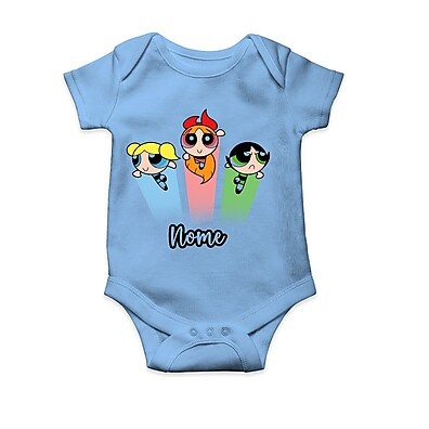 Body Bebê Personalizado Super Poderosas