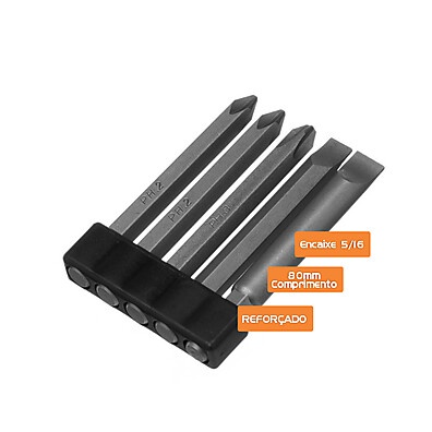 Ponteiras para Chave de Impacto: Aço, Resistência GP7