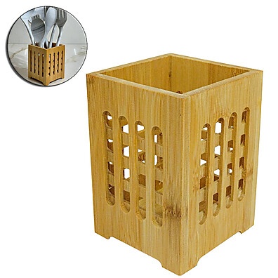 Porta Talheres de Bambu: Organize com Estilo!