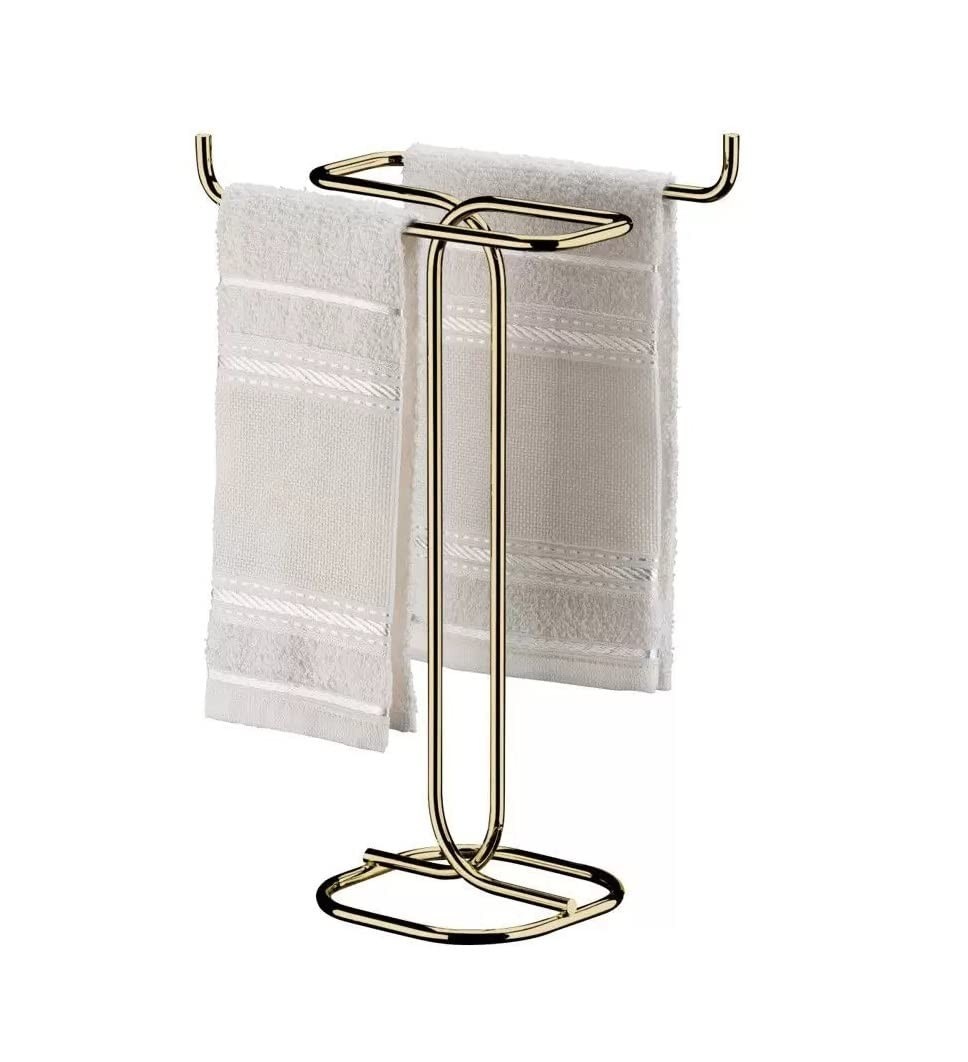 Porta Toalha de Bancada Dourado Superiore Future - Elegância e Praticidade para Banheiro