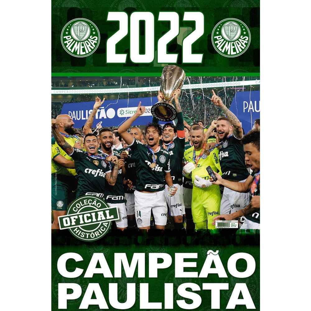 Pôster Paulista 2022 Palmeiras: Reviva a Conquista!