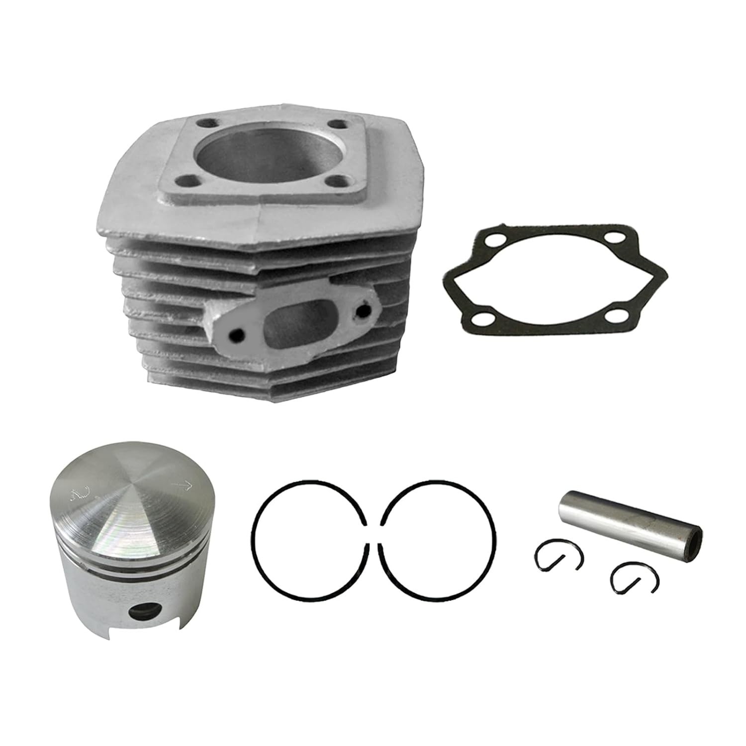 Kit Pistão 47mm para Bicicleta Motorizada 66cc/80cc 2 Tempos - Potencialize Sua Bike!