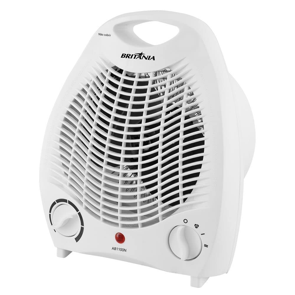 Aquecedor Elétrico 2 em 1 Britânia 1500W AB1100N 110V - Potente e Seguro