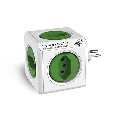 PowerCube ELG: Multiplicador de Tomadas 5x1 com Proteção