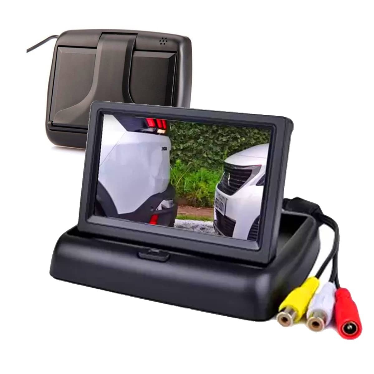 Monitor de Estacionamento Ré Veicular ONYK 4.3" LCD Sonoro Universal - Segurança e Praticidade