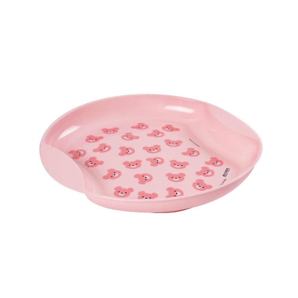 Prato Bebê Bear Rosa: Introdução Alimentar Segura