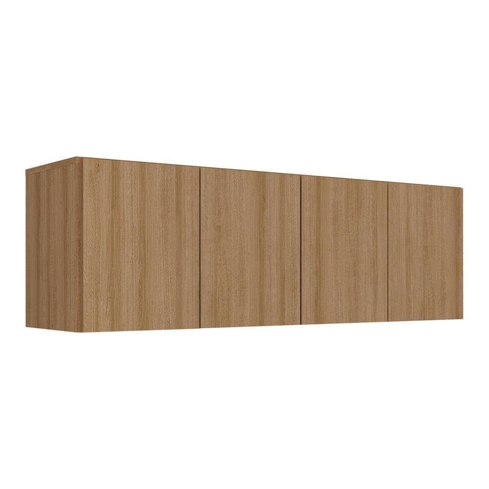 Armário Aéreo de Cozinha 4 Portas Multimóveis MP2156 – Design Rustic com MDP Premium