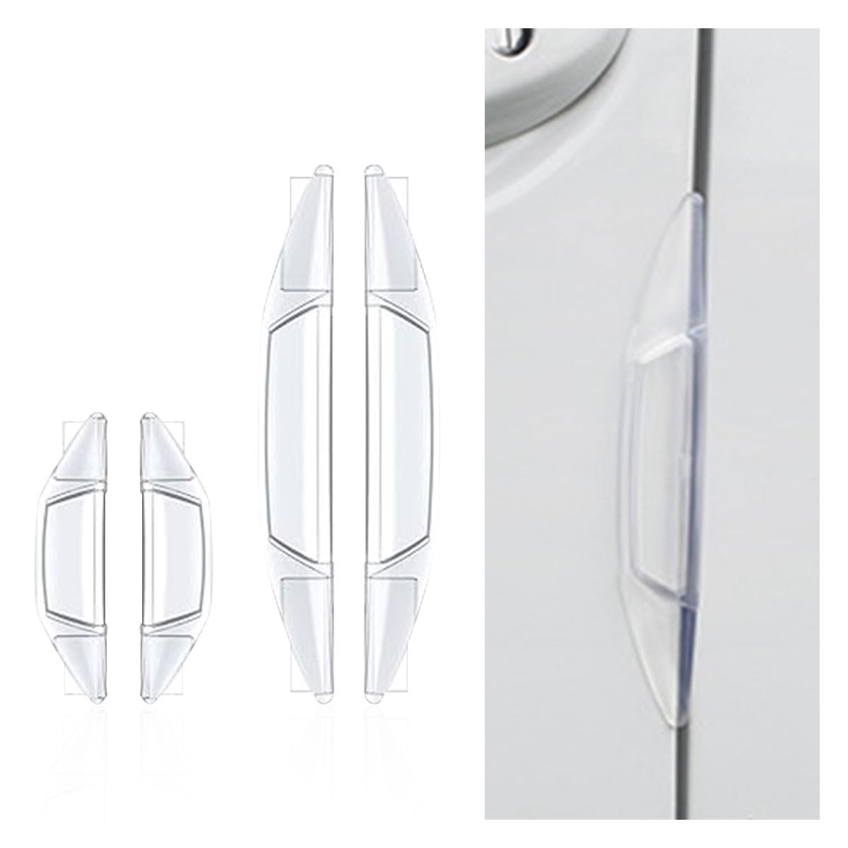 Kit 4 Tiras Anticolisão para Porta de Carro - Proteção Premium e Design Universal