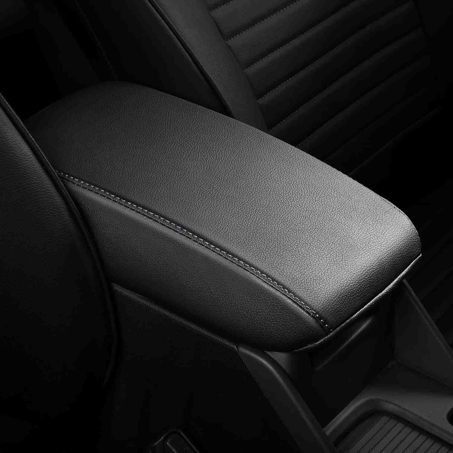 Capa de Console Central em Couro Sintético Premium para Subaru Forester (2013-2018) - Proteção e Conforto Personalizado