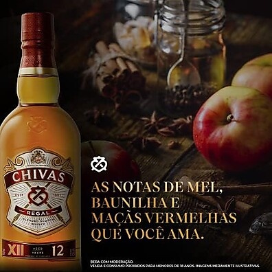 Chivas Regal 12 Anos: Whisky Escocês Premium 750ml