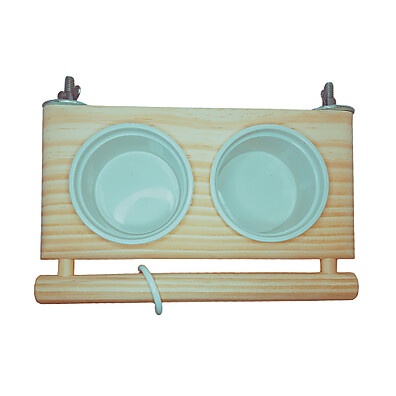 Comedouro Suspenso de Madeira para Aves – Pet Folia Premium