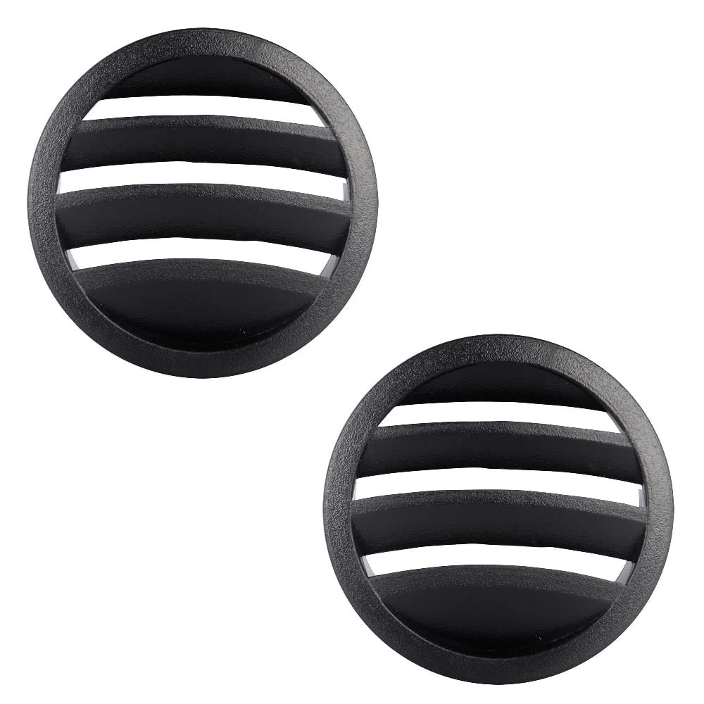 Par Difusor de Ar Painel Gol G3 G4, Parati e Saveiro - Preto Premium