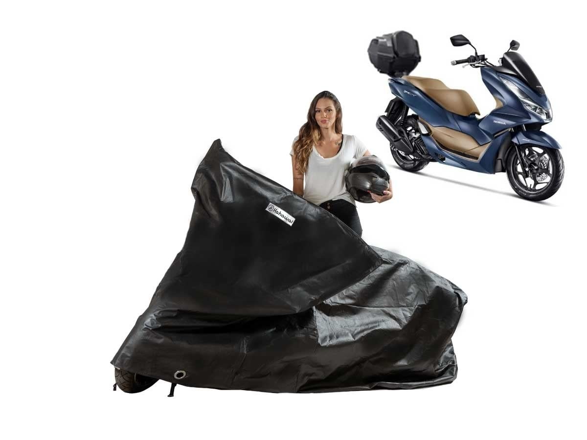 Capa Protetora Premium para Honda PCX 150/160 com Baú - Proteção Total!