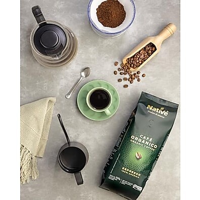 Café Orgânico Premium: Grãos Torrados Puros