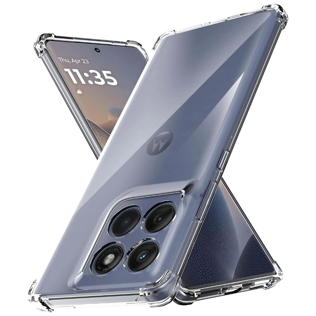 Capa Anti Impacto Transparente Premium Moto Edge 60 Pro 6.7" - Proteção Total Hard Glass