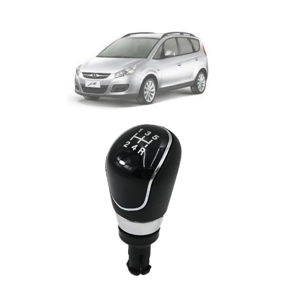 Manopla de Câmbio Preta Clássica NAT para Ford Focus 2009-2019: Estilo e Precisão
