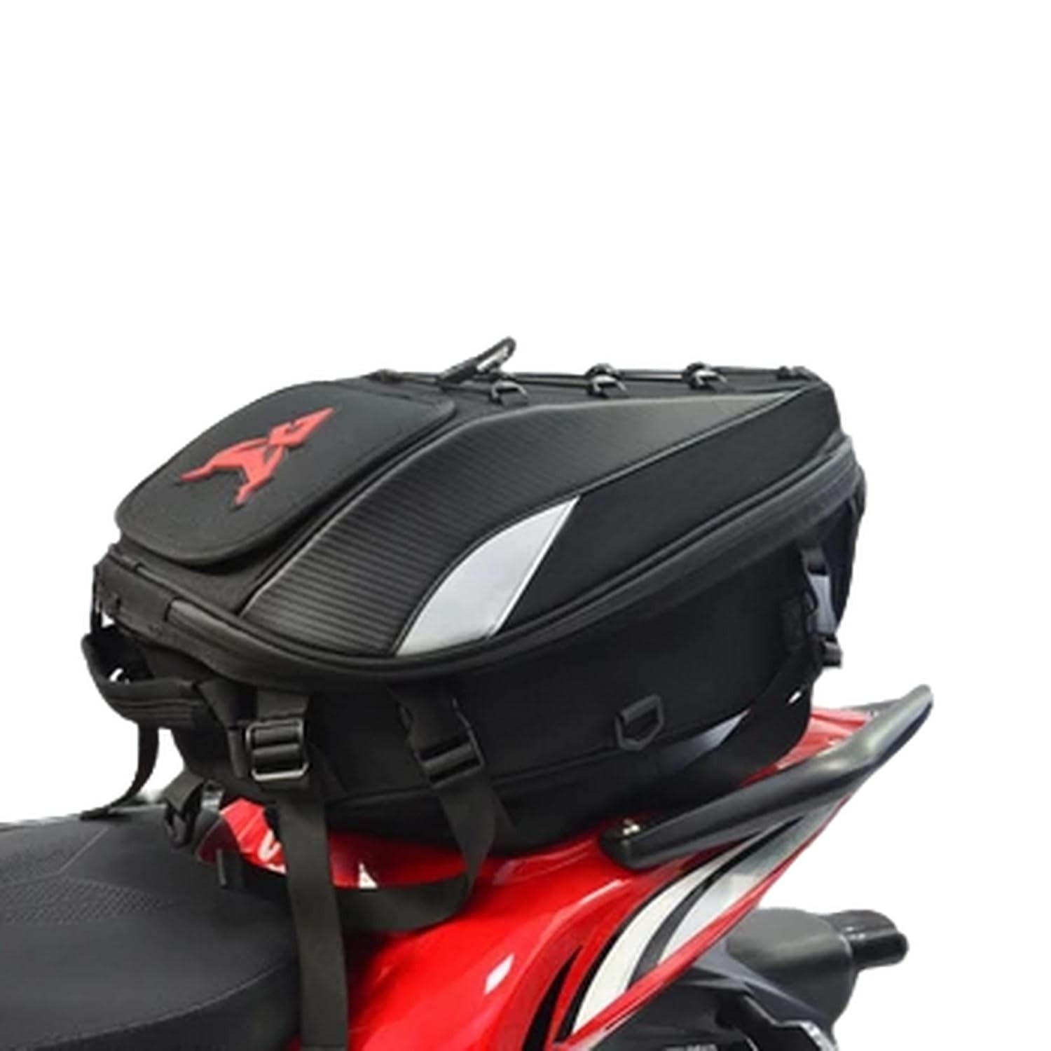 Mochila Baú Bagageiro Moto 37L Preta Impermeável - Segurança e Estilo na Sua Viagem!