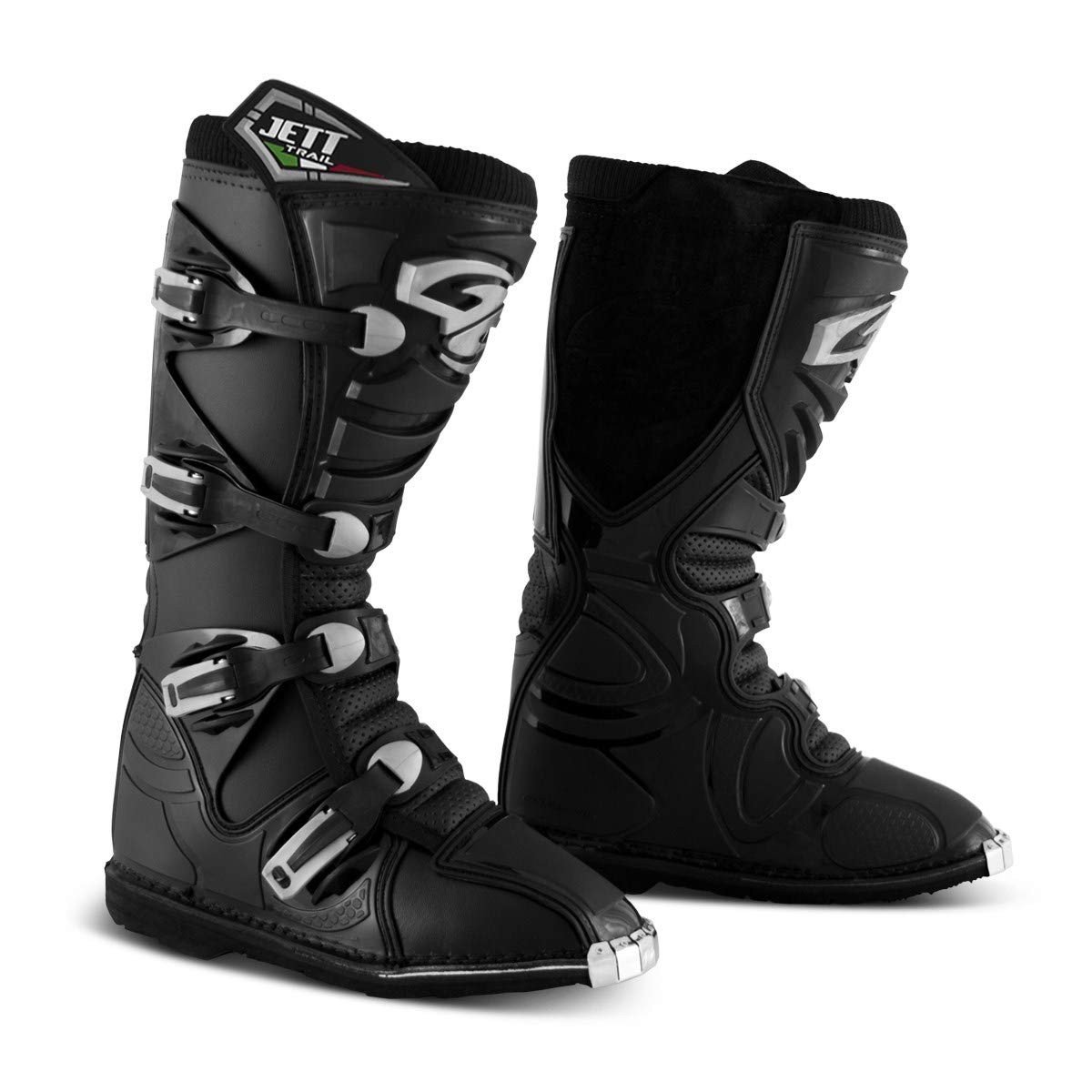 Bota Motocross Pro Tork Jett Trail Adulto Preta - Proteção e Conforto para suas Aventuras Off-Road (Tam. 44)