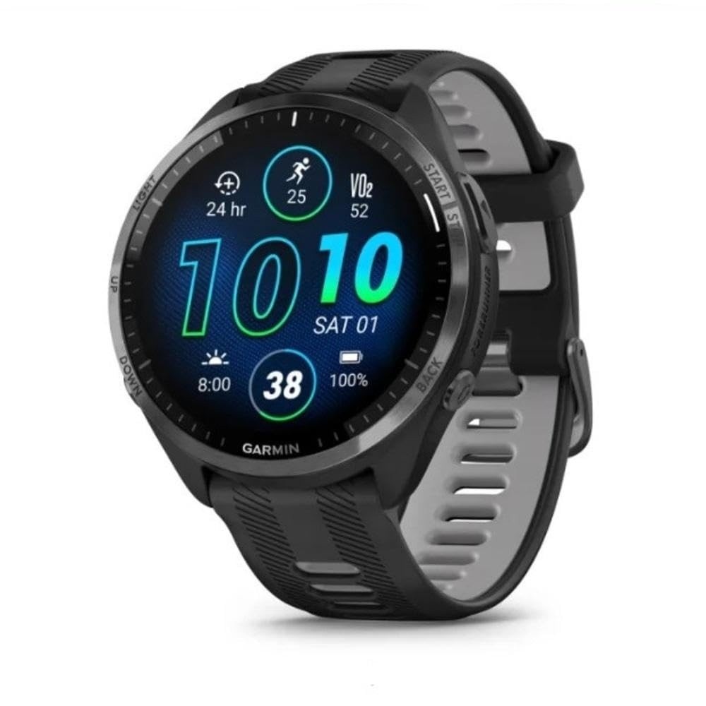 Garmin Forerunner 965 Preto: Seu Aliado GPS com Tela AMOLED para Performance Máxima