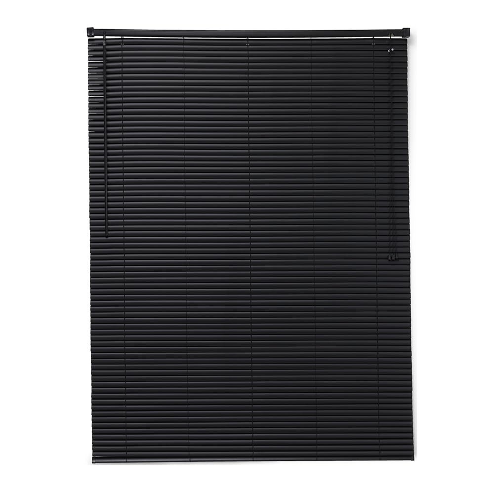 Persiana Horizontal PVC Preta 1,30x0,80m: Controle de Luz e Privacidade para Seu Ambiente