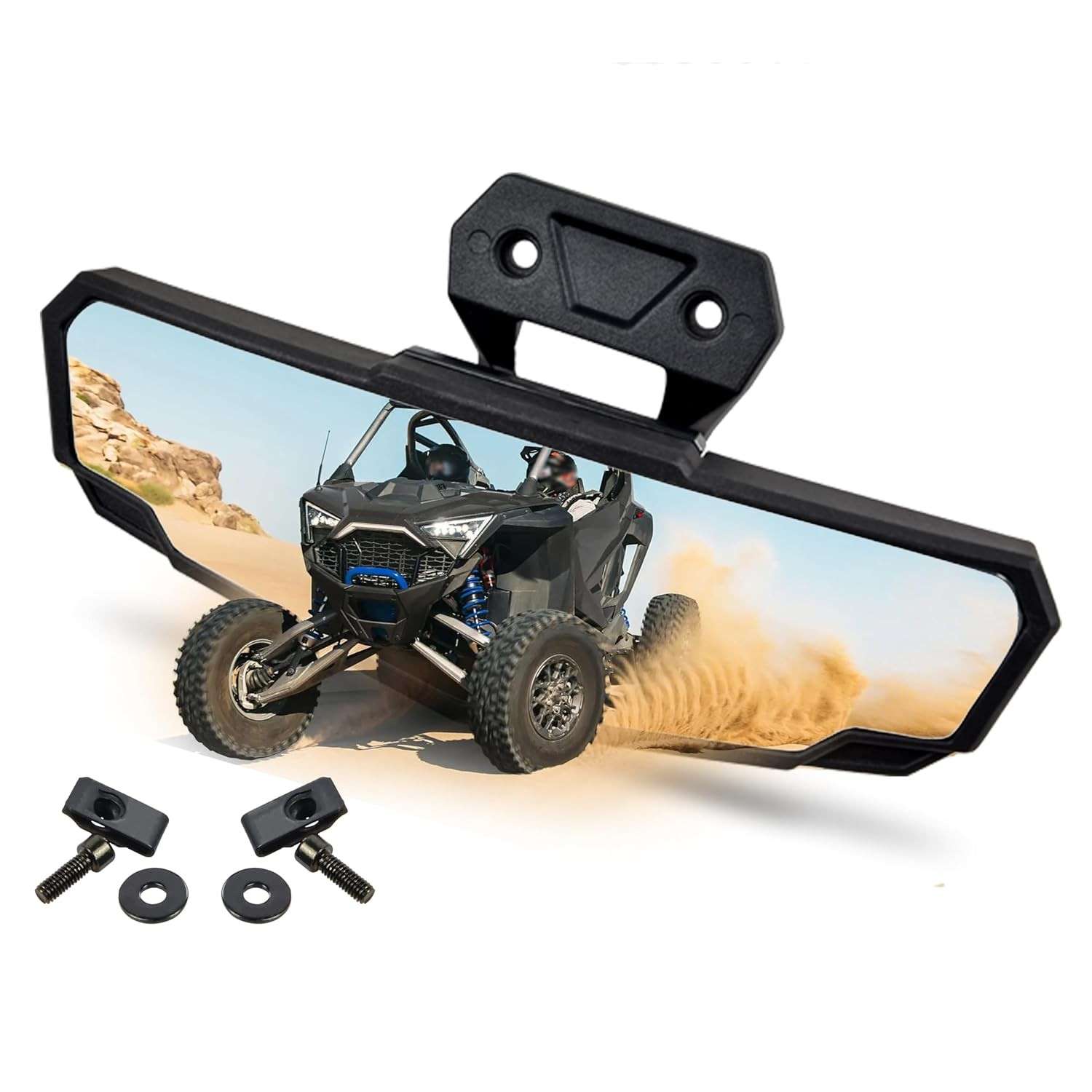 Espelho Retrovisor Central SAUTVS Premium para Polaris RZR PRO XP/R/S/Turbo R e XP 1000 | Visão Ampliada e Segurança nas Trilhas