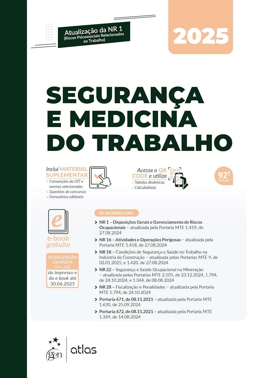 Segurança e Medicina do Trabalho 92ª Edição 2025: Guia Essencial para Profissionais