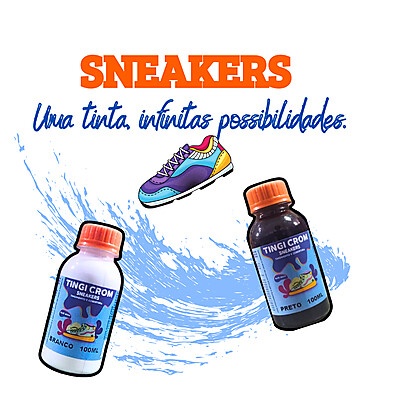 Tingicrom Sneaker 100ml: Pinte Seus Tênis com Fácil Aplicação e Resultados Profissionais
