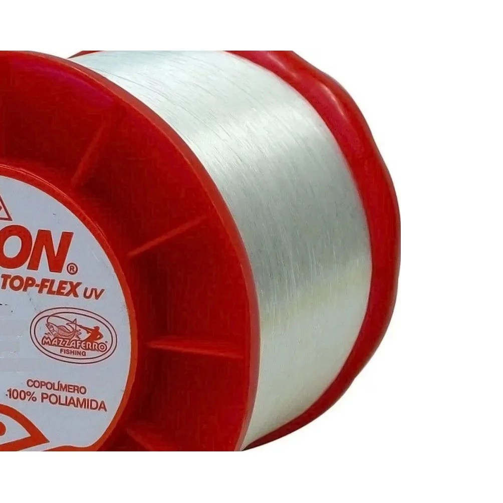 Linha Grilon Mazzaferro 500g: 529m de Resistência e Transparência para Pescaria Profissional