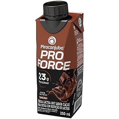 Piracanjuba ProForce Cacau: 23g Proteína Pura 250ml