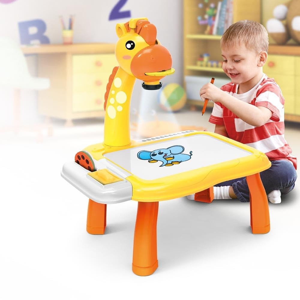 Mesa Lousa com Música e Projetor para Desenho - Brincar e Aprender com Estímulo Criativo