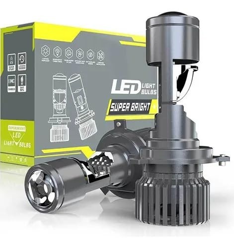 Lâmpada H4 LED Projetor 130W 15000LM 6000K: Iluminação de Alta Performance para Seu Veículo