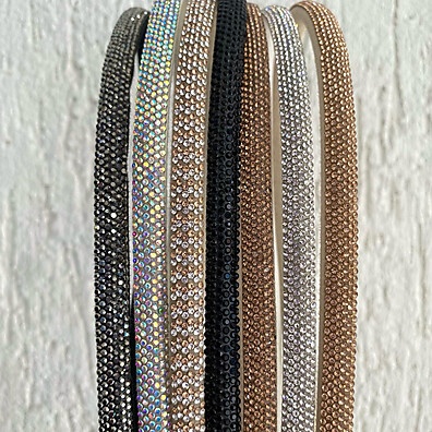 Strass Meia Cana 8mm - Brilho e Versatilidade para Seus Projetos