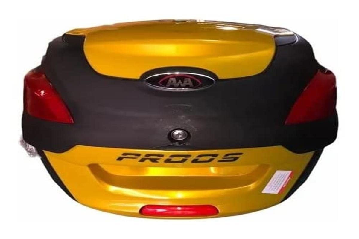 Bauleto Awa Proos 41L Dourado: Segurança e Estilo para Sua Moto