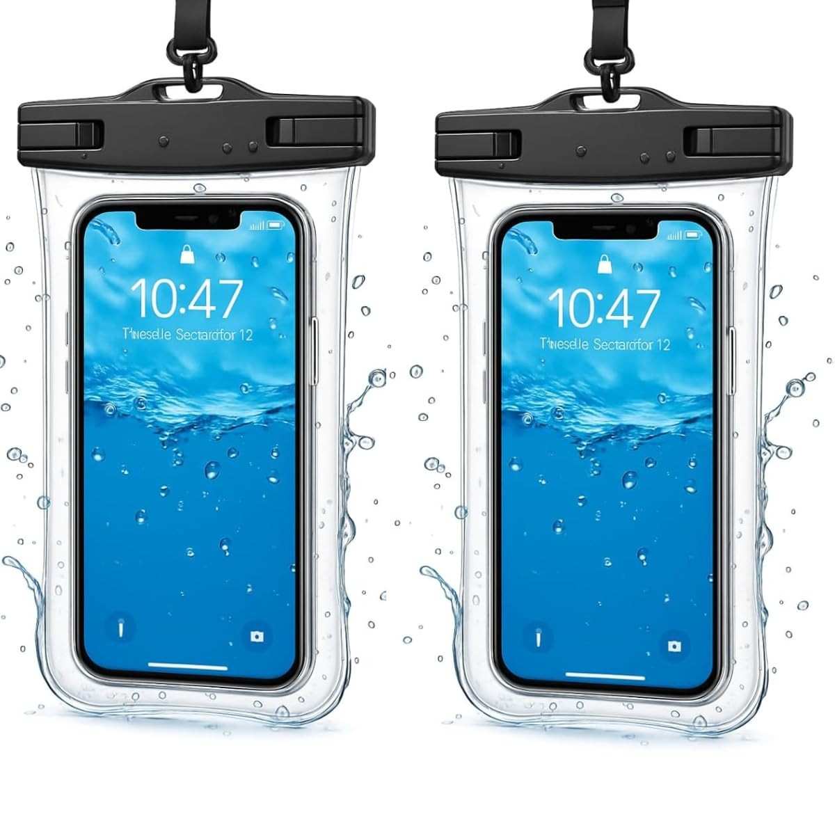 Kit 2 Capas à Prova D'água para Celular Universal - Proteção 360º e Tela Sensível ao Toque
