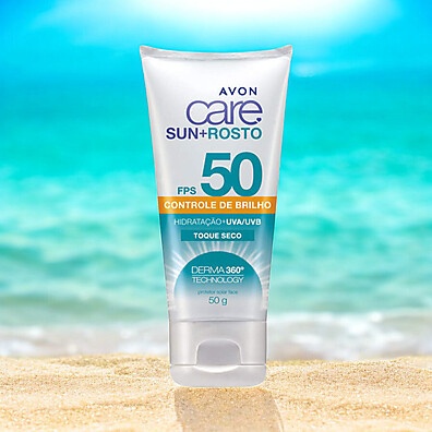 Protetor Solar Care Sun+ FPS50: Controle de Brilho e Alta Proteção