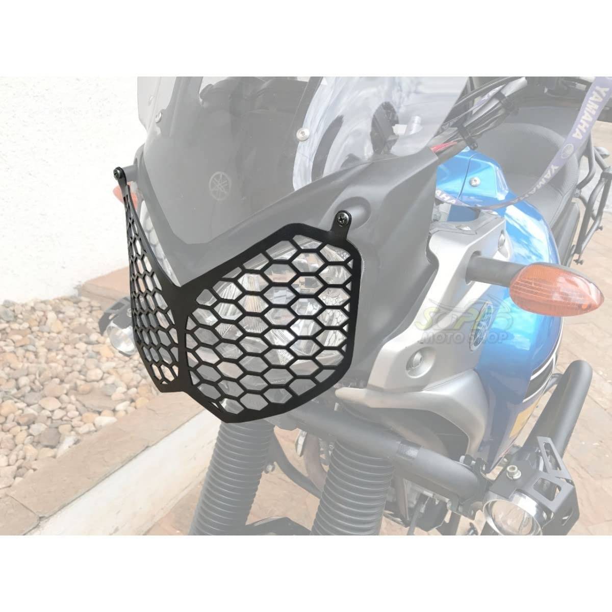 Protetor de Farol Coyote Preto para Yamaha Tenere XTZ 250 - Proteção e Estilo Duradouro